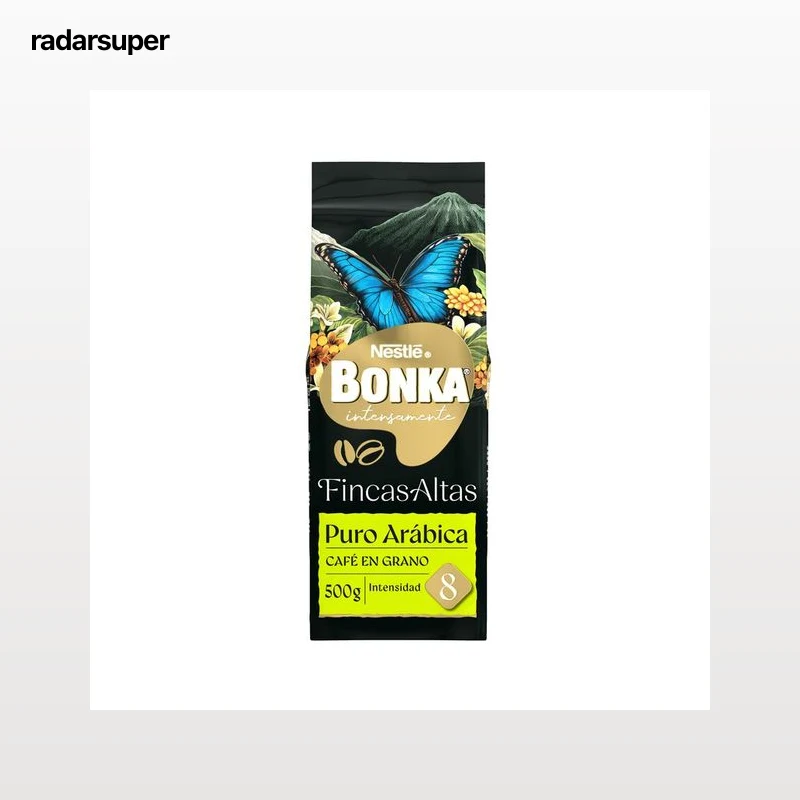 BONKA Café en grano Arábica 100 % 500 g.