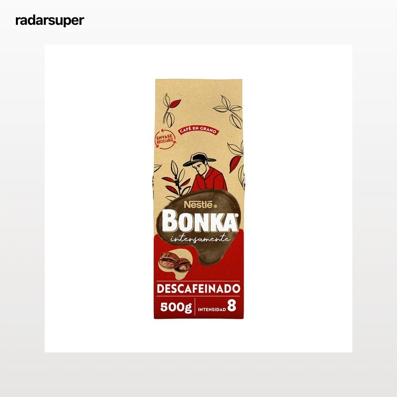 BONKA Café grano descafeinado 500 g.
