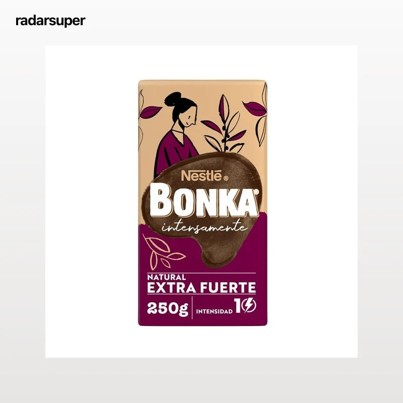 BONKA Café molido natural extrafuerte 250 g.