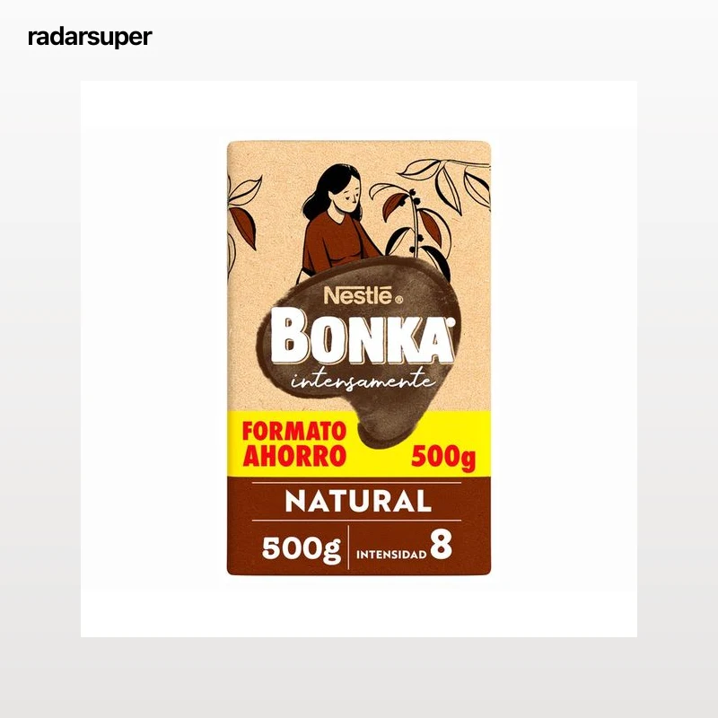 BONKA Café molido natural del Trópico 500 g.