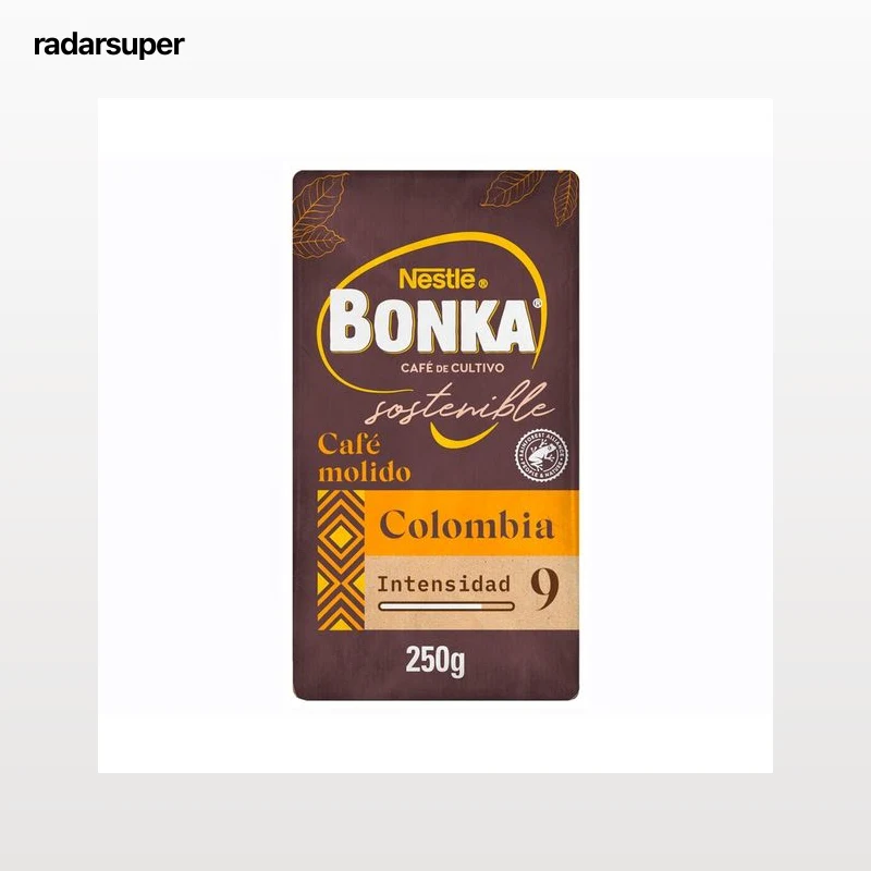 BONKA Café molido puro Colombia 250 g.