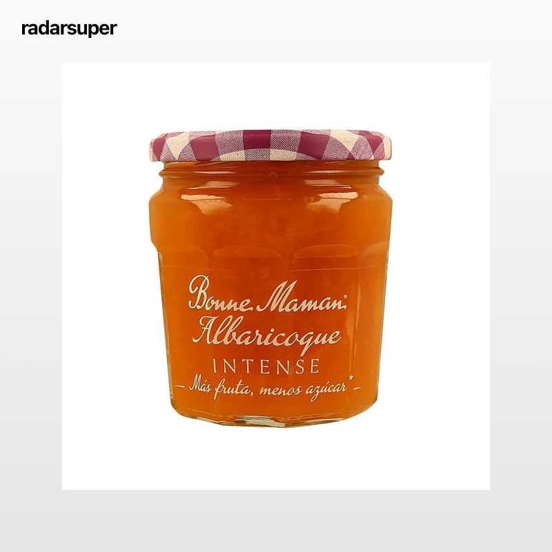 BONNE MAMAN Confitura extra de albaricoque reducida en azúcares 335 g.