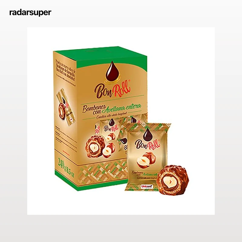 BONROLL Bombón con avellana 112 g.