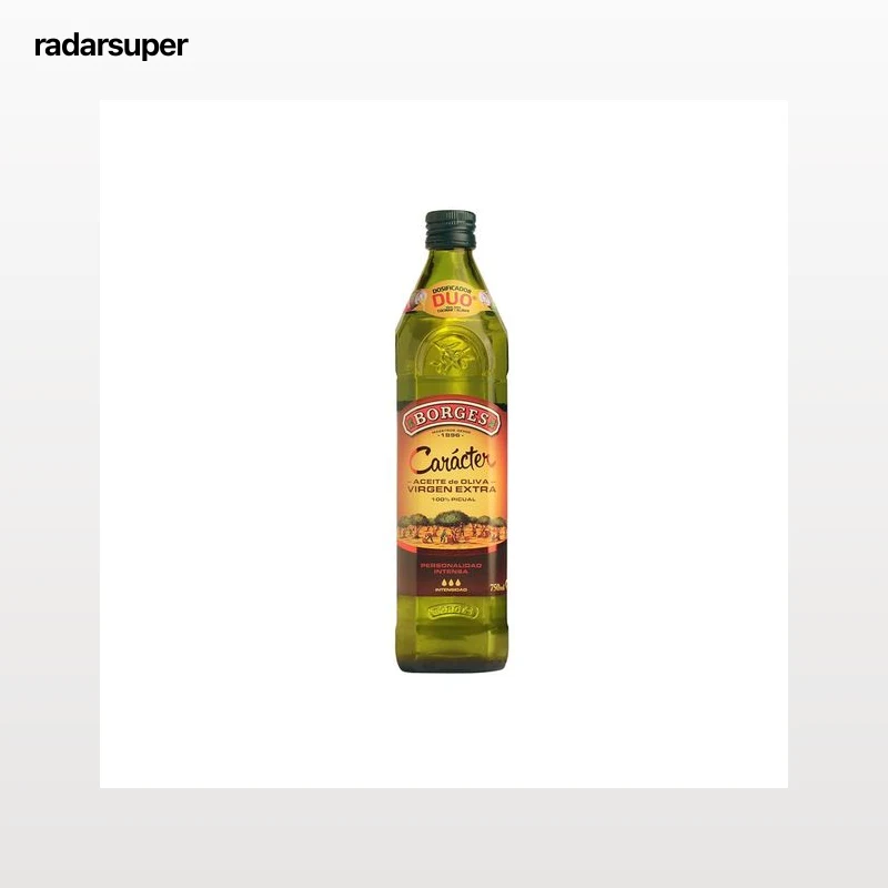 BORGES Aceite de oliva virgen extra picual botella de cristal de 750 ml.
