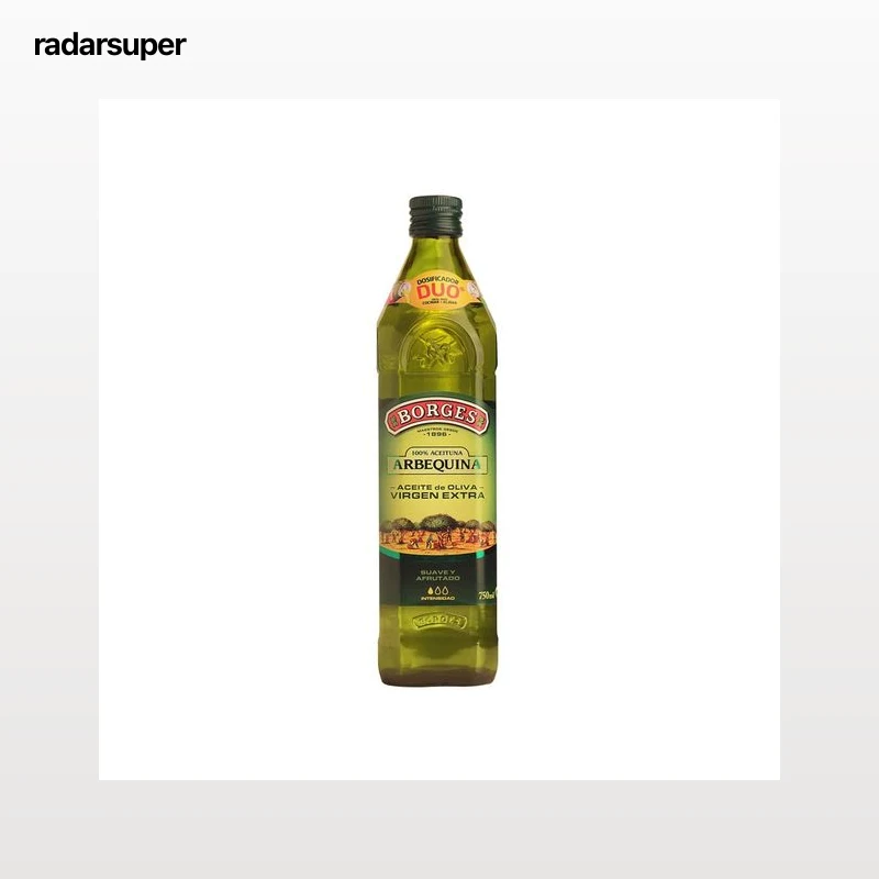 BORGES Aceite de oliva virgen extra (suave y afrutado) botella de cristal de 750 ml.