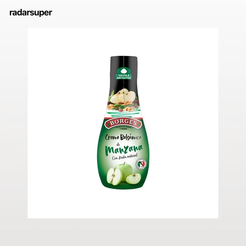 BORGES Crema de vinagre balsámico con sabor a manzana 250 g.