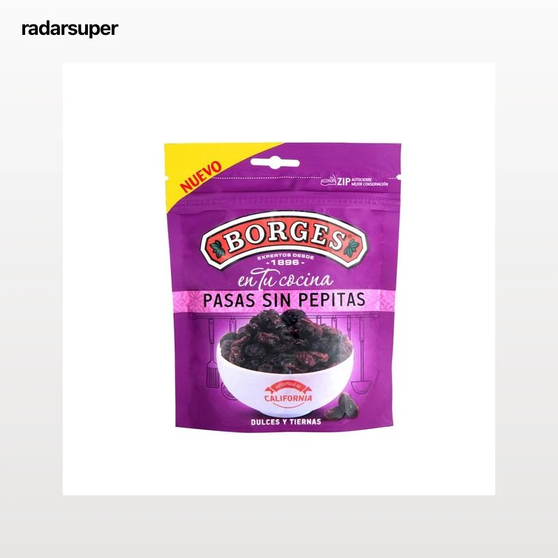 BORGES Pasas sin hueso de California 150g.