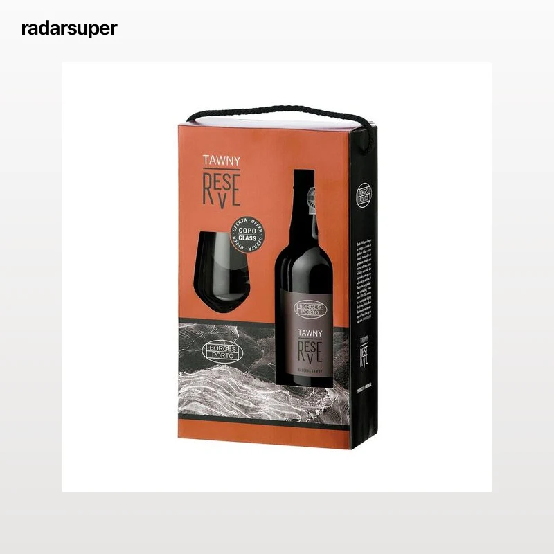BORGES PORTO Vino Oporto Tawny reserva +  copa botella 75 cl