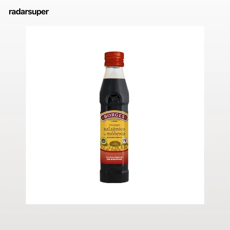BORGES Vinagre balsámico de Módena botella de 250 ml.