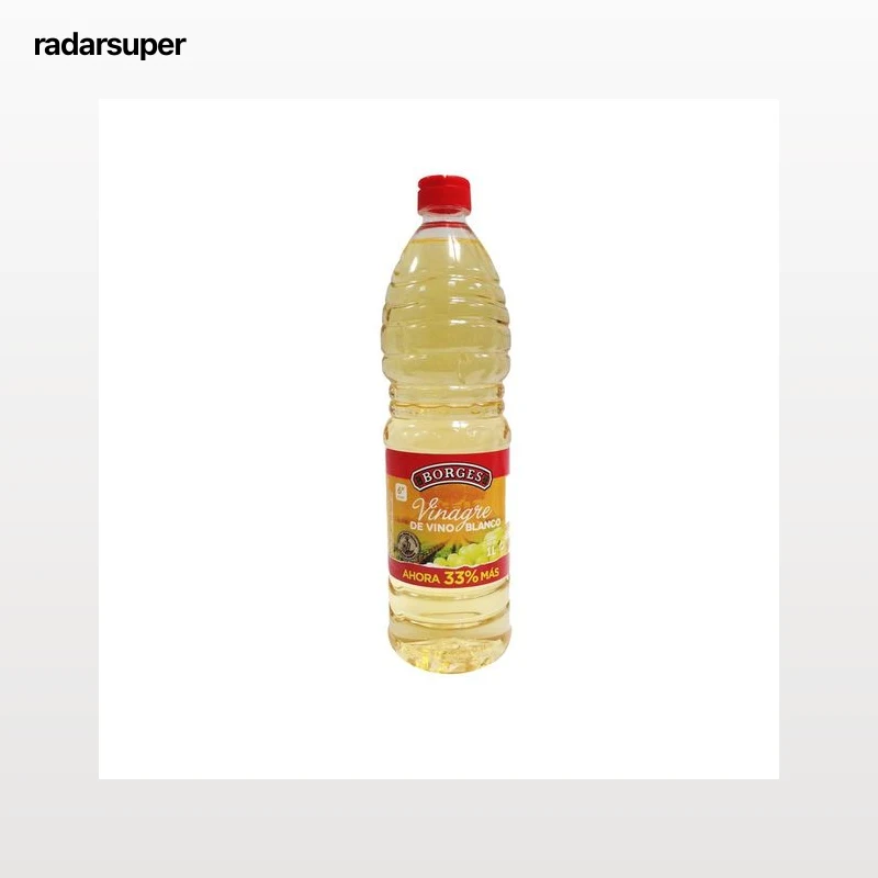 BORGES Vinagre de vino blanco botella de 1 l.