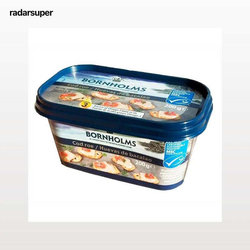BORNHOLMS Huevas de bacalao 200 gr.