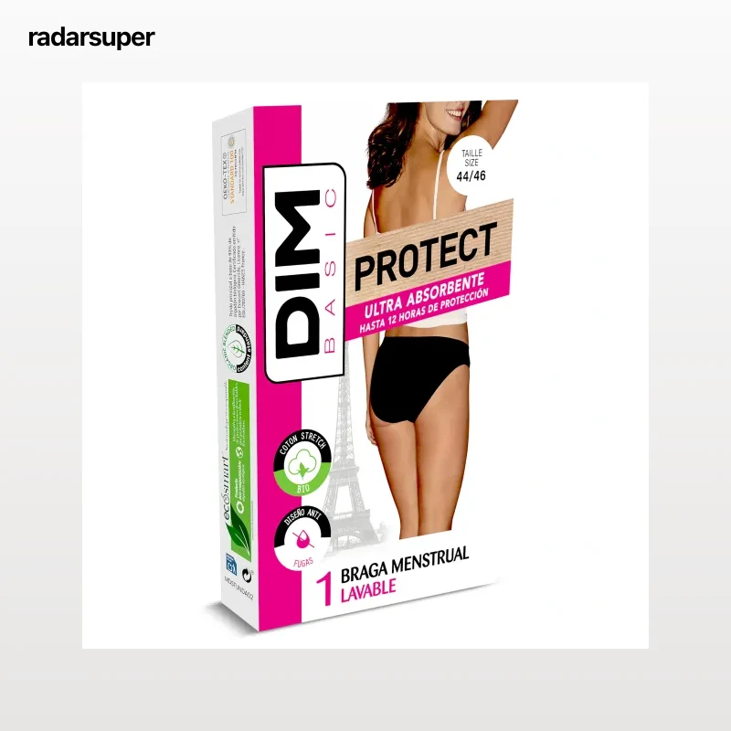 Braga menstrual lavable talla 44/46 Dim 1 unidad