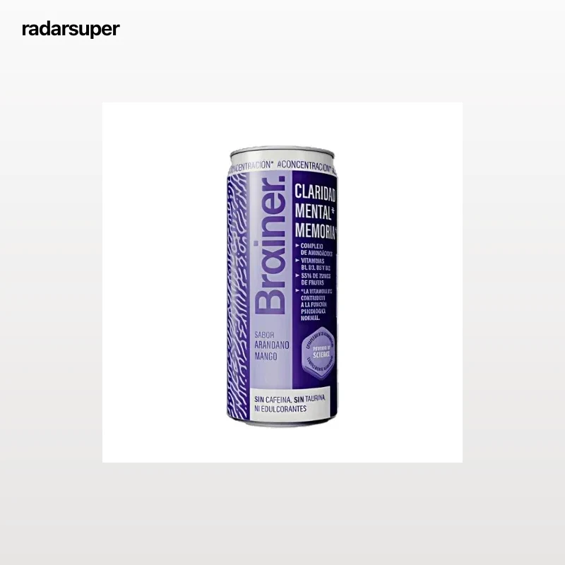 Brainer sabor arándano y mango lata 25 cl.