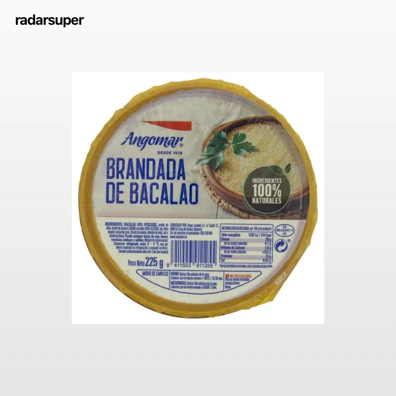 Brandada de bacalao El Mercado 225 g