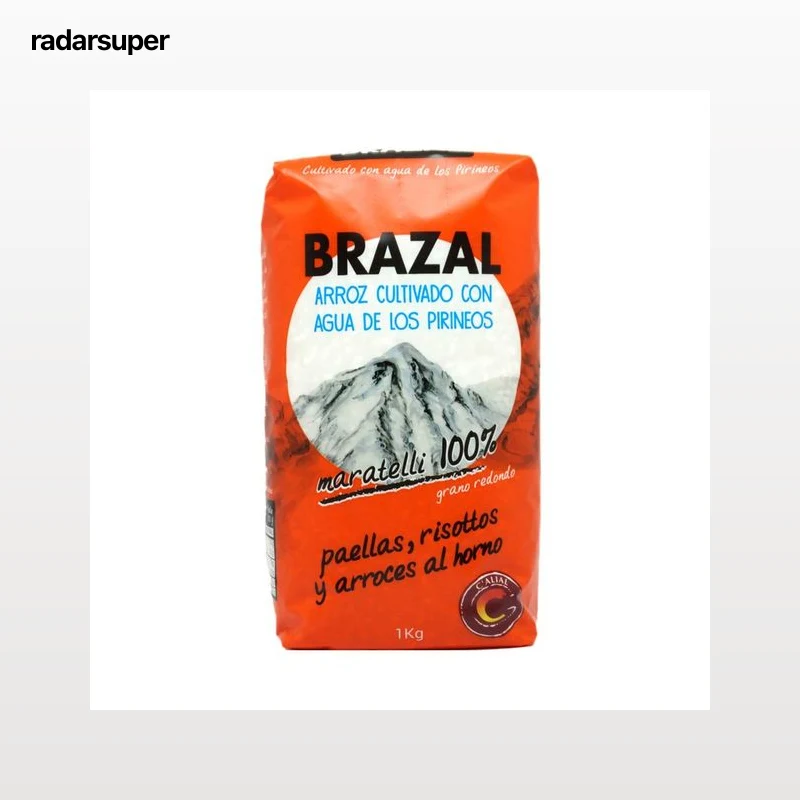 BRAZAL Arroz redondo paquete de 1 kilogramo