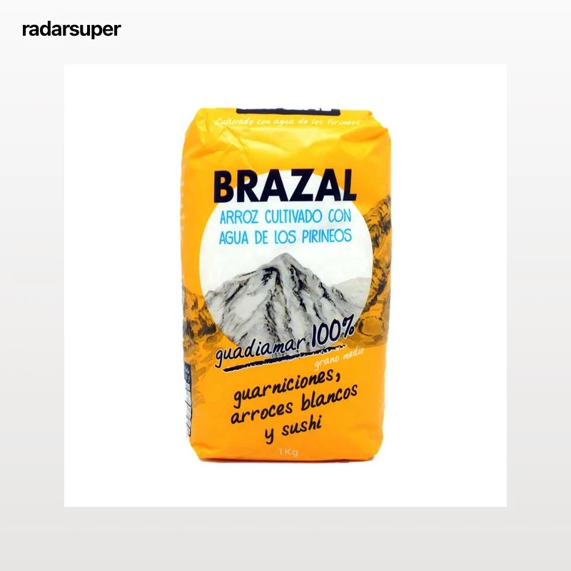 BRAZAL Arroz semi largo paquete de 1 kg.