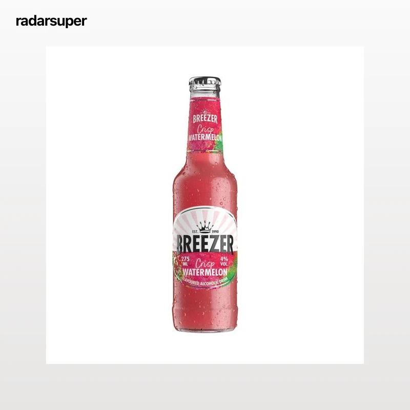 BREEZER® Combinado de ron blanco con sandía botella 27,5 cl.