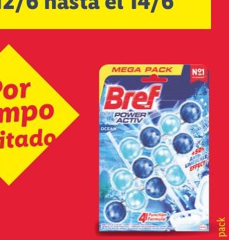 BREF WC Colgador poder activo océano