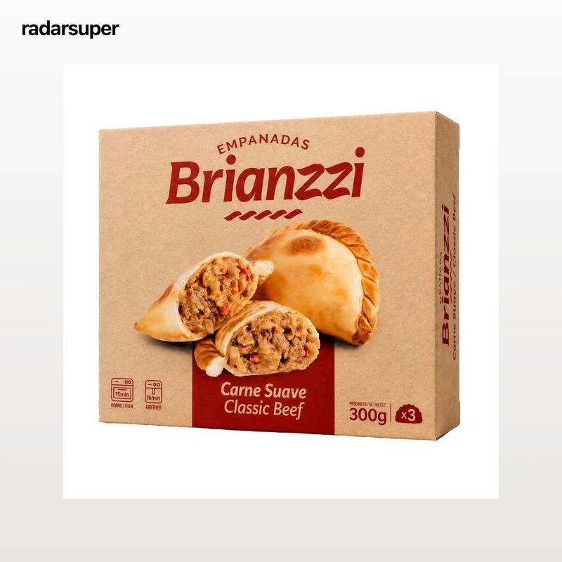 BRIANZZI Empanada argentina de carne 3 uds. 300 g.