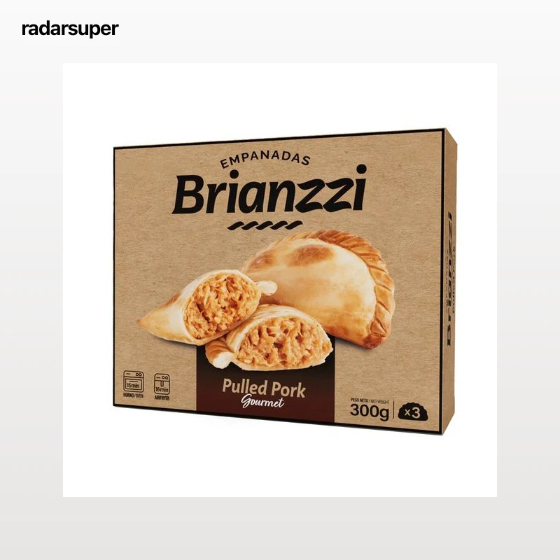 BRIANZZI Empanada argentina de pulled pork 3 uds. 300g.