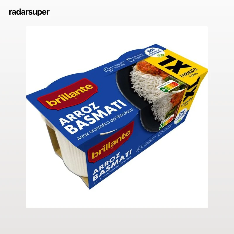 BRILLANTE Arroz basmati formato XL 400 g.