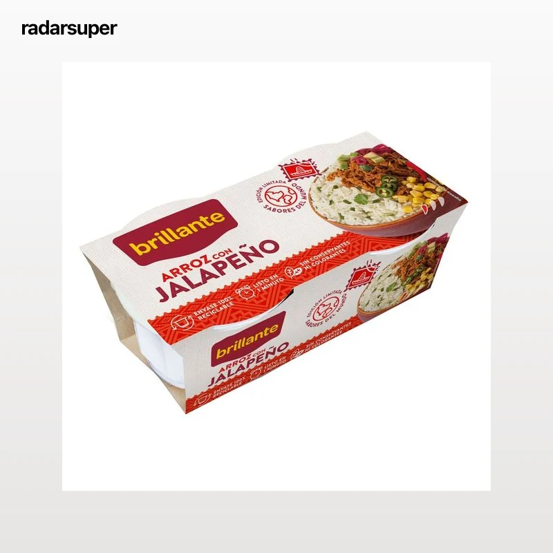 BRILLANTE Arroz con jalapeños 2 uds. 125 g.