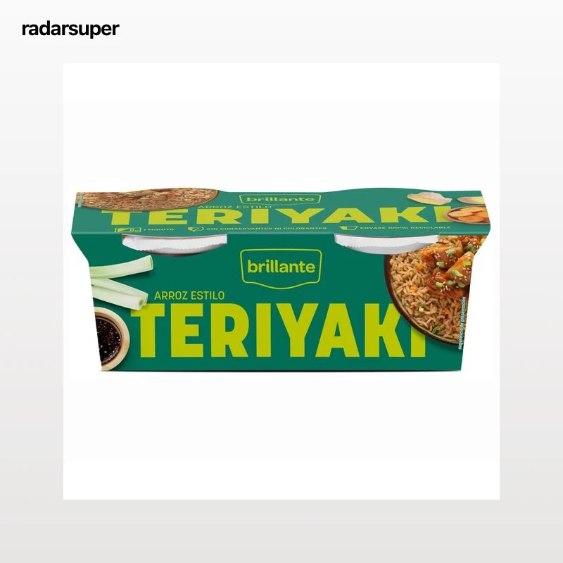 BRILLANTE Arroz teriyaki 2 x 125 g.