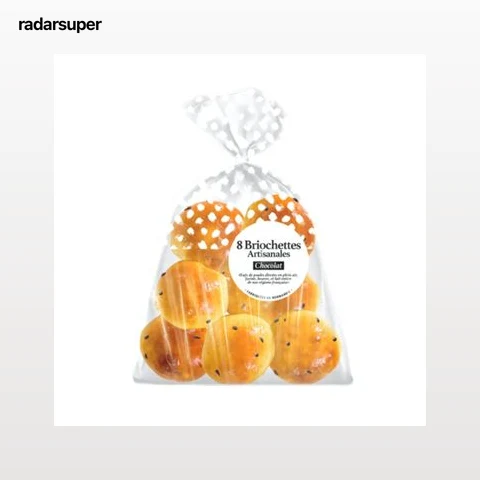 Briochettes aux pépites de chocolat, le sachet de 8 pièces