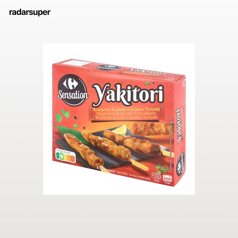 Brocheta yakitori Carrefour 250 g.