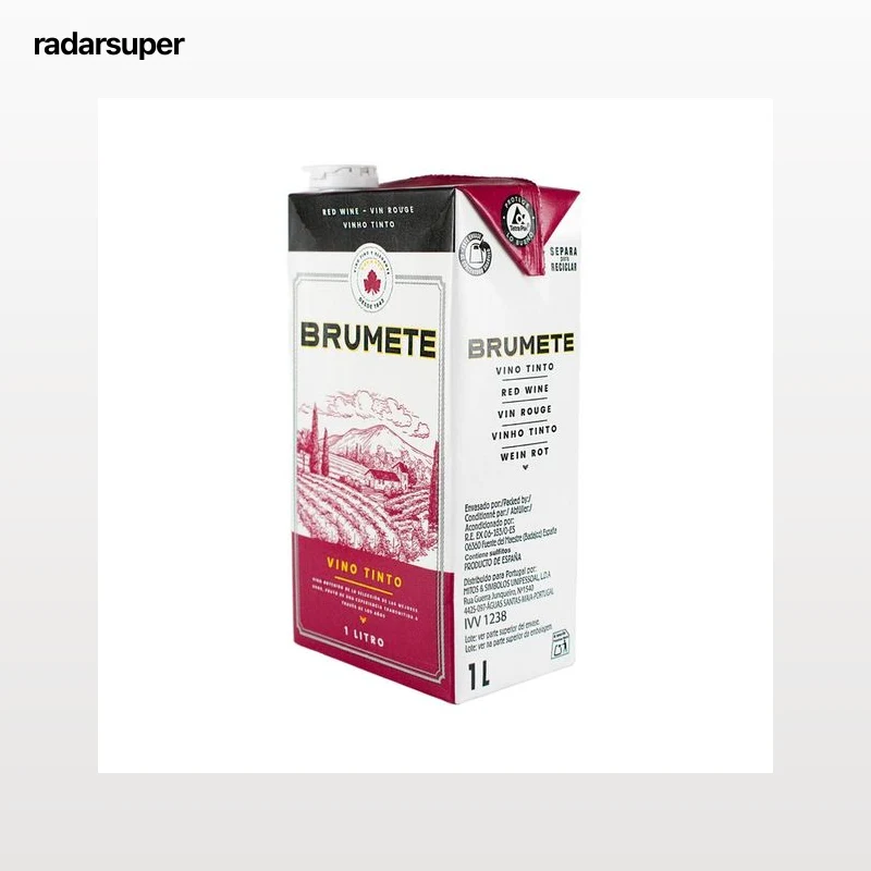 BRUMETE Vino tinto brik 1 l.
