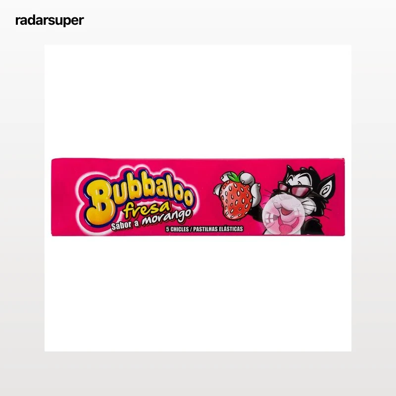 BUBBALOO Chicle stick fresa 38 g.