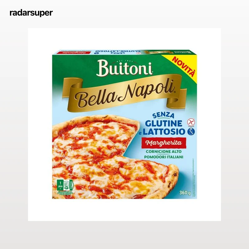 BUITONI Bella Napoli Pizza margarita sin gluten 360 g.