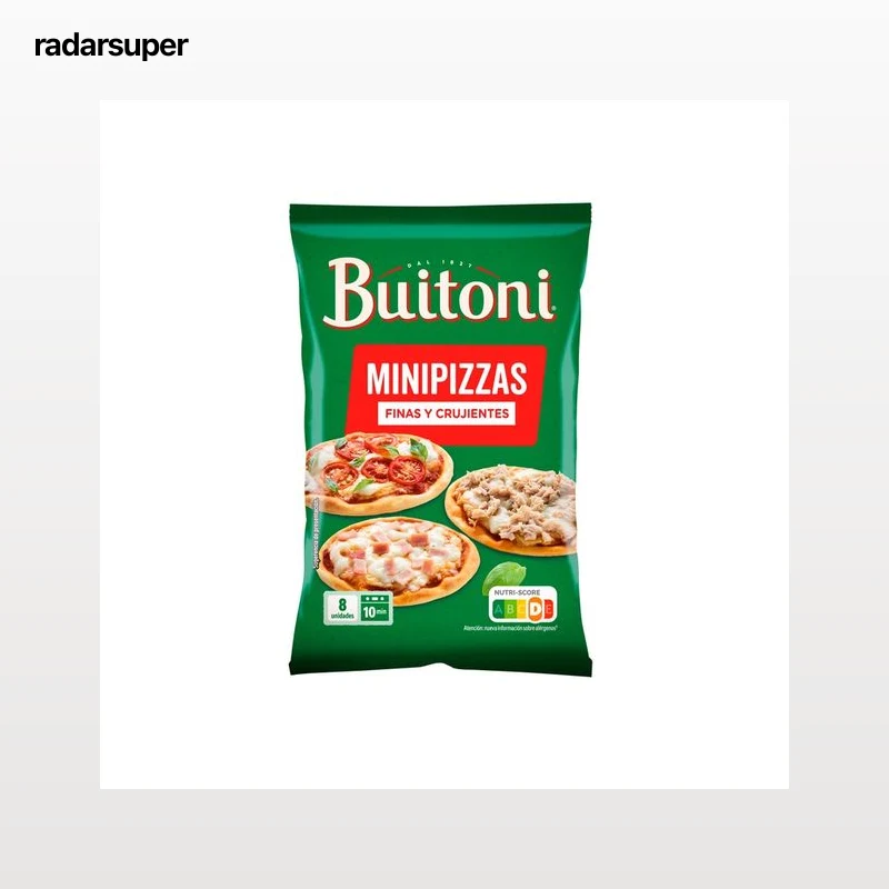 BUITONI Masa fina y crujiente para mini pizzas 265 g.