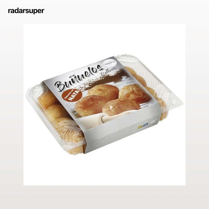 Buñuelos rellenos con nata 270g