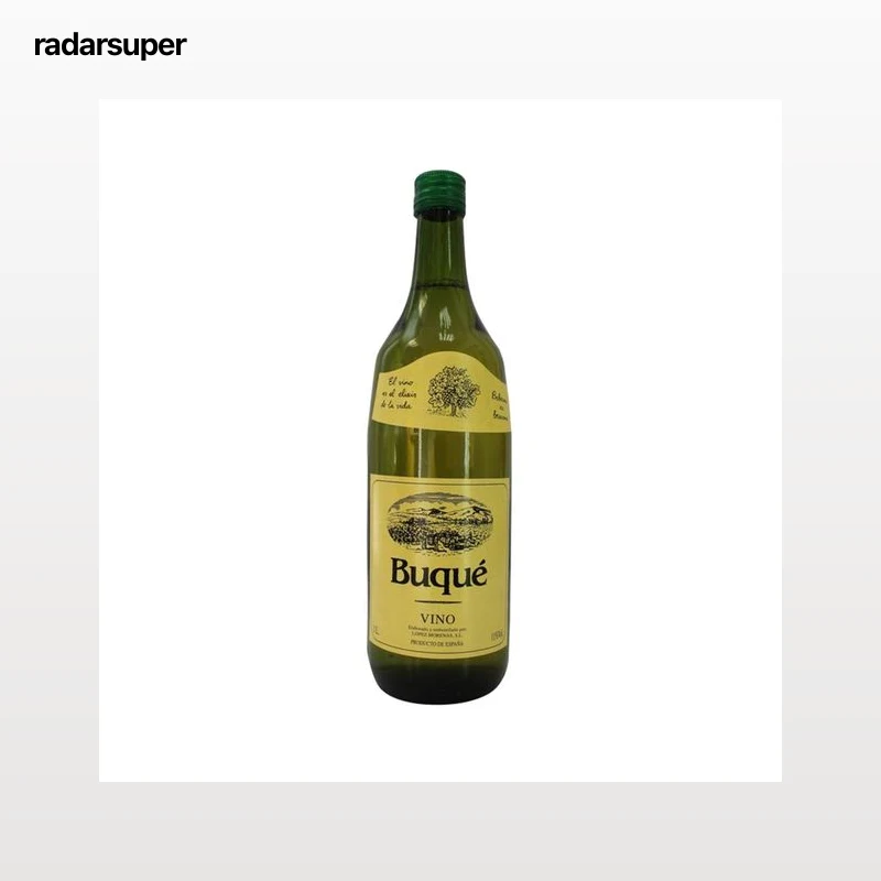 BUQUÉ Vino blanco de mesa BUQUÉ botella de 1 l.