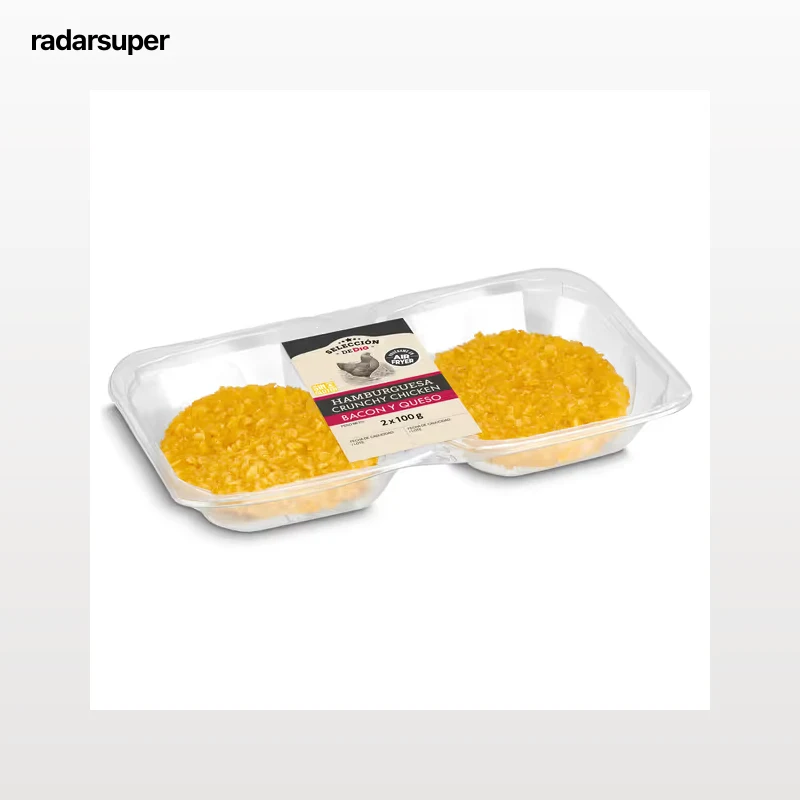 Burger crunchy de pollo con bacón y queso Selección de Dia 200 g