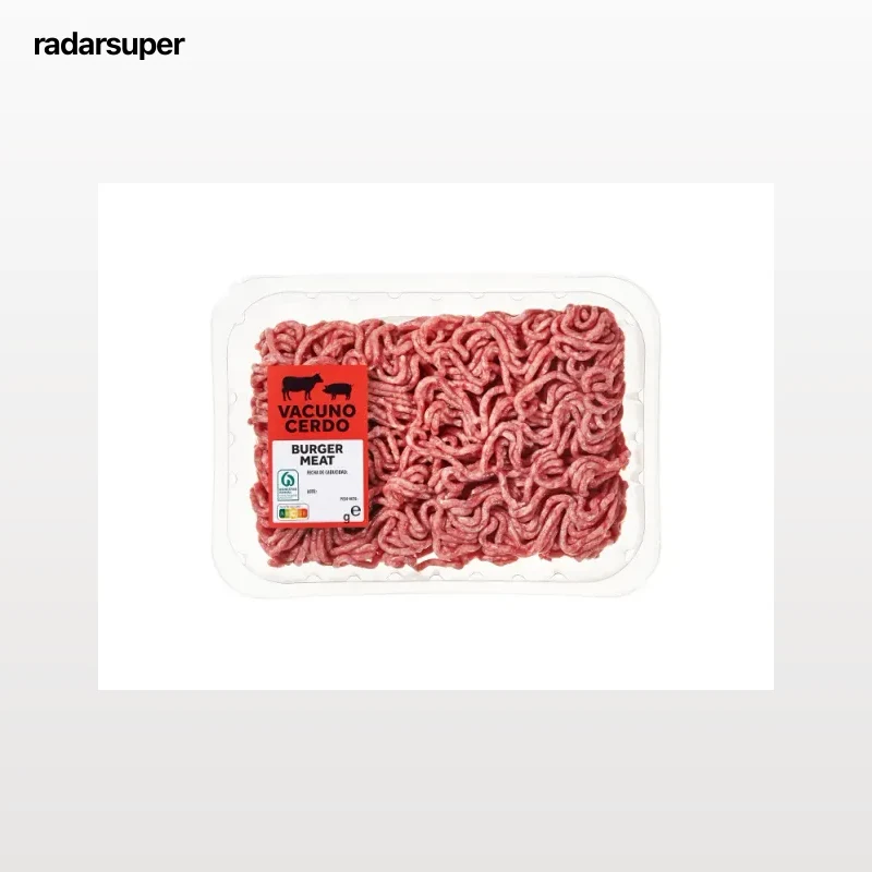 Burger meat de cerdo y vacuno