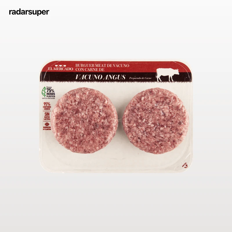 Burger meat de vacuno angus