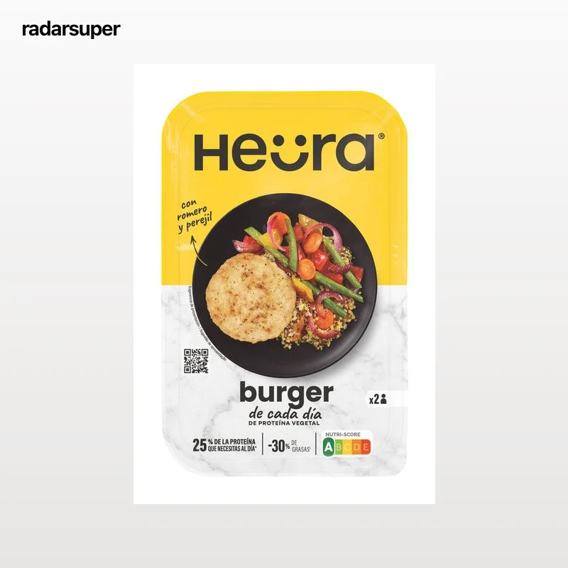 Burger vegetal con romero y perejil Heüra 180g