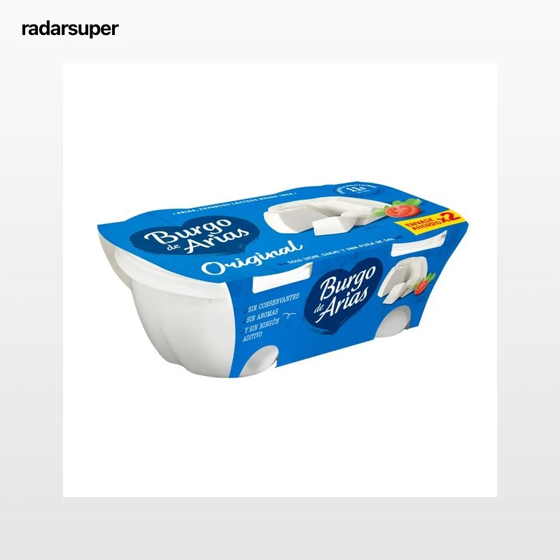 BURGO DE ARIAS Queso fresco BURGO DE ARIAS 2 x 230 g.