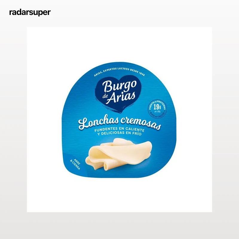 BURGO DE ARIAS Queso en lonchas BURGO DE ARIAS 125 g.