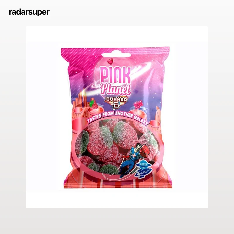 BURMAR Caramelos de goma, fresón ácido 100 g.