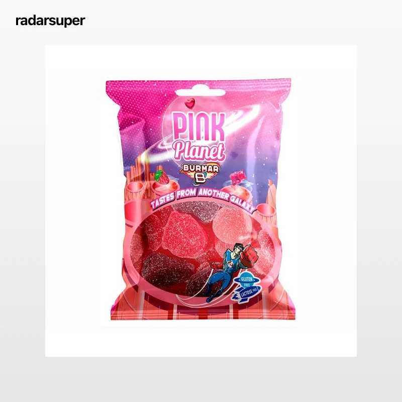 BURMAR Golosinas blandas frutos rojos 100 gr.