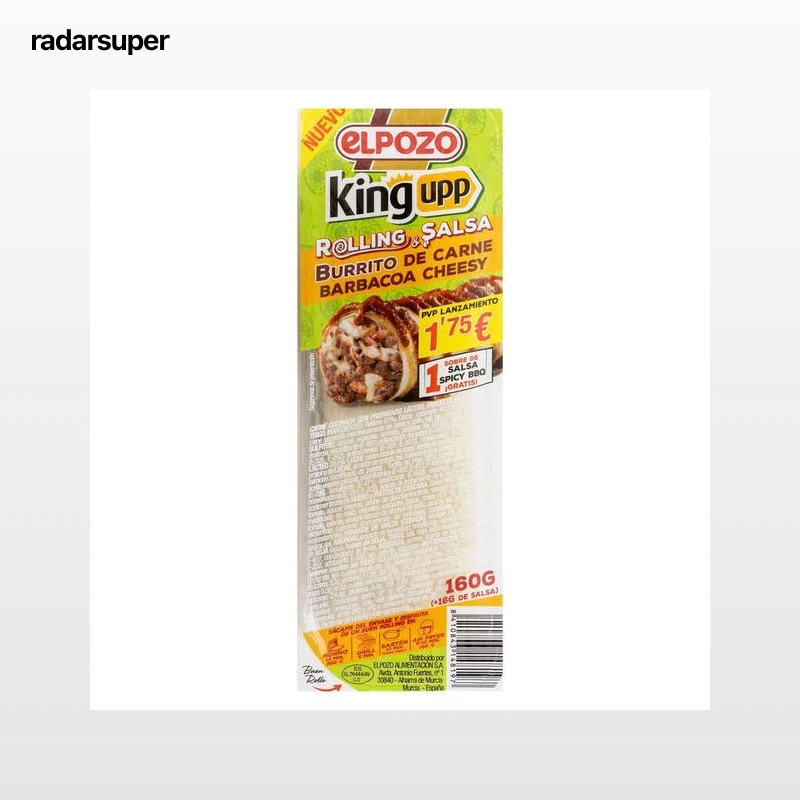 Burrito de carne barbacoa El Pozo 160g