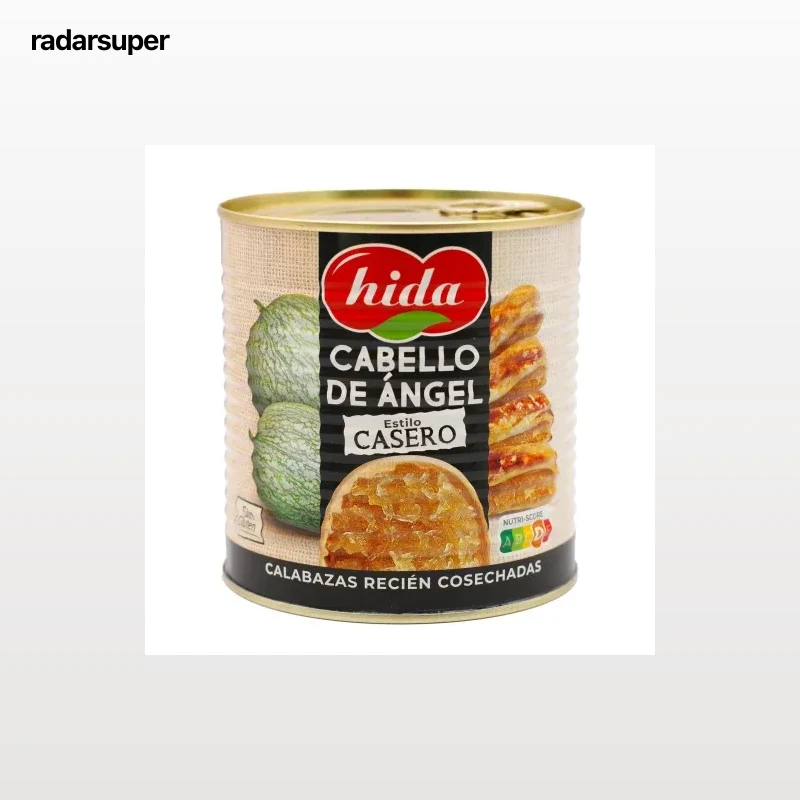 Cabello de ángel estilo casero Hida sin gluten 850 g.
