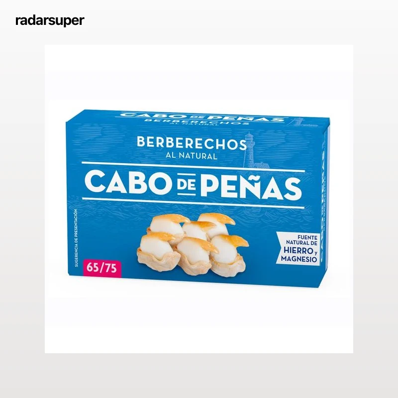 CABO DE PEÑAS Berberechos al natural 63 g.