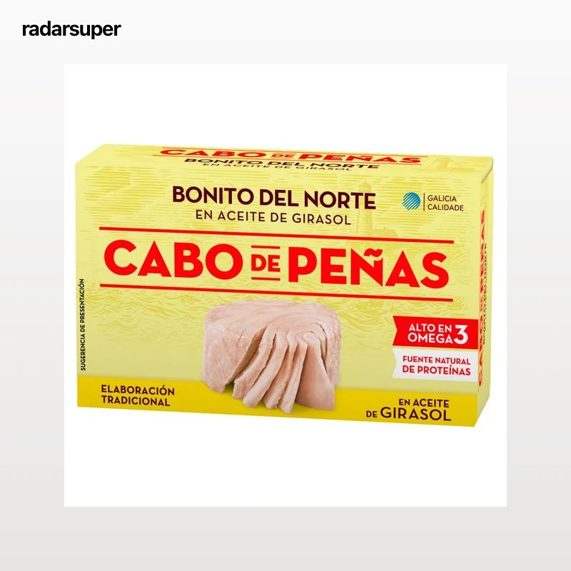 CABO DE PEÑAS Bonito del norte aceite de girasol 72 g.