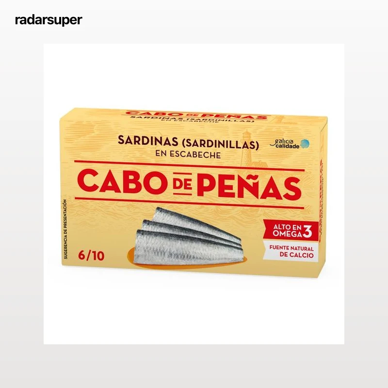 CABO DE PEÑAS Sardinillas en escabeche lata de 60 g.