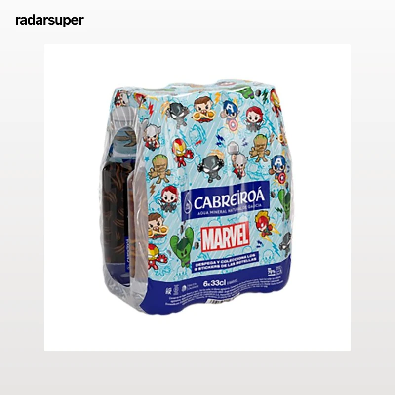 CABREIROA Agua mineral en botella 6 uds x 33 cl.