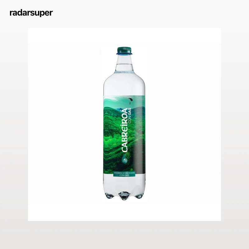 CABREIROA Agua mineral con gas 1 l.